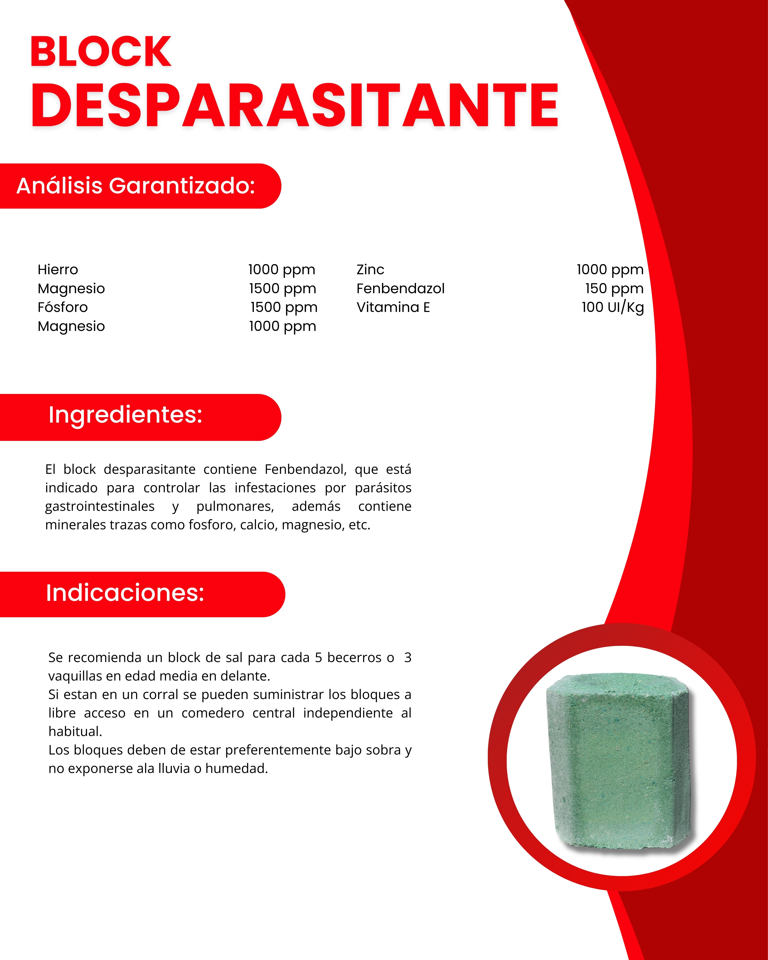 BLOCK DESPARASITANTE